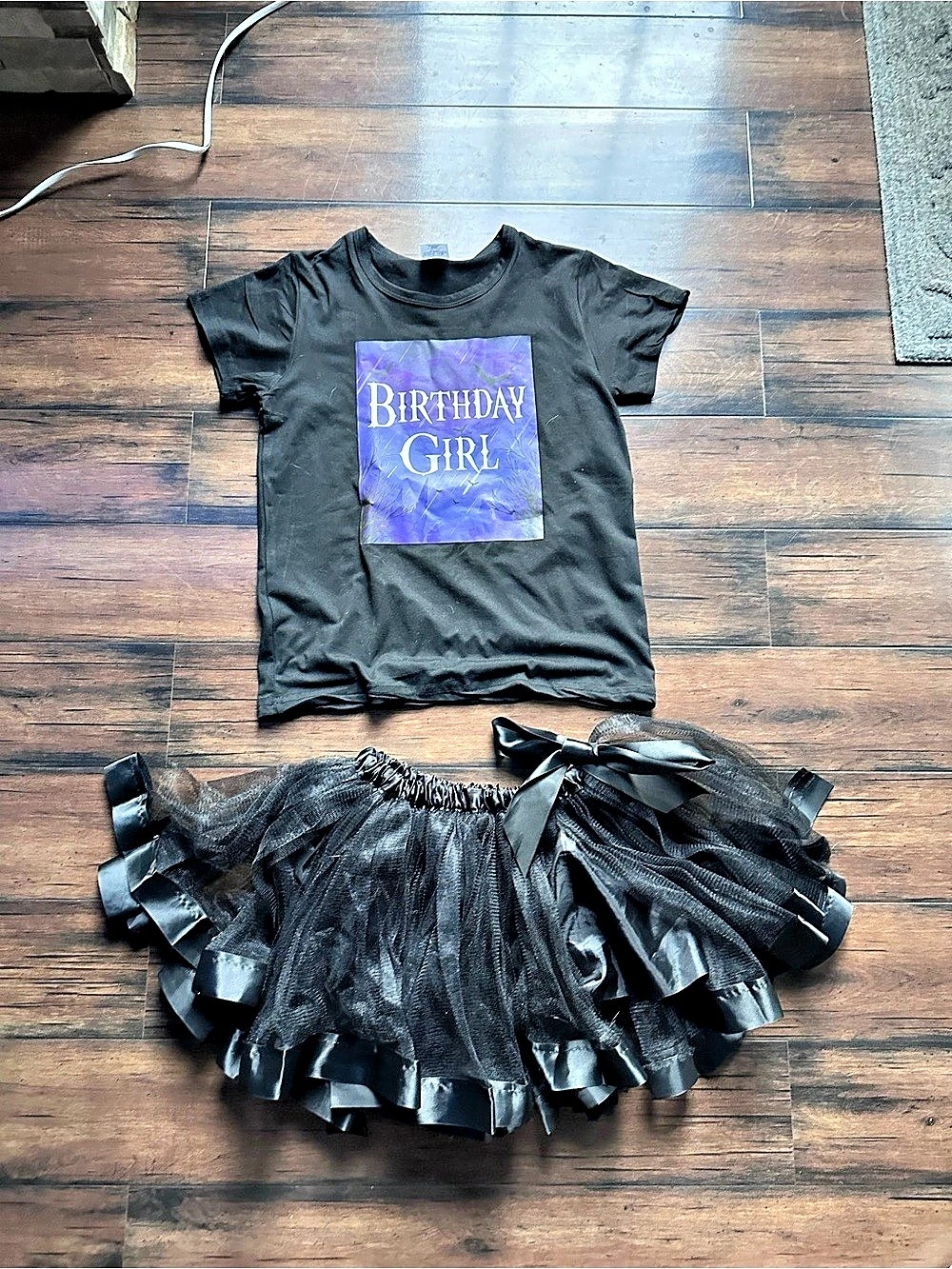 Birthday Girl Tutu Set Girls Size 8